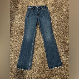 Abercrombie & Fitch Dark Blue Flare Jeans